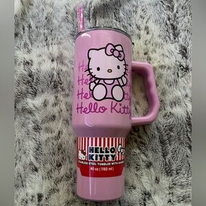 Hello Kitty Pink 40 oz Stainless Steel Tumbler with Handle